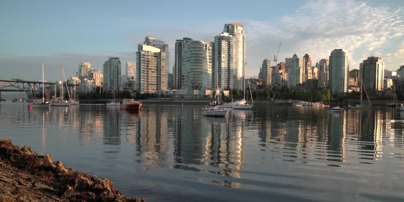 Vancouver waterfront and city skyline